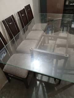 wooden dining table