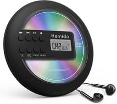 Portable CD Player for Car, Personal CD Player with FM T (Hernido UK)