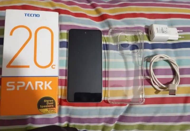 Techno Spark 20c Good condition full box (Exchange Possible) 2