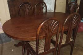 Dining Table and 6 dining chairs for sale