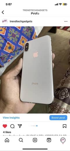 IPHONE X PTA APPROVED 64 GB