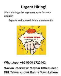 Sales Agent/Representative and Dispatchers (USA Trucking)