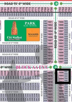 5 Marla Plot for sale in AA-Extension Main Boulevard (1843)