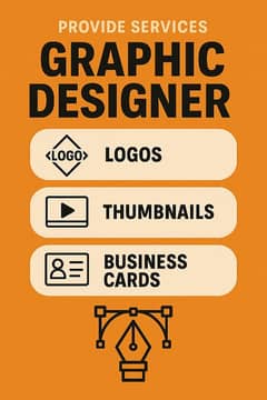 GRAPHIC DESIGNING SERVICES AVAILABLE  LOGOS, THUMBNAILS, BUSINESS CARD