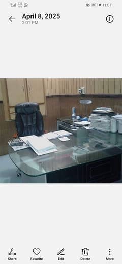 wooden office table