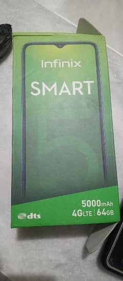 infinix smart 5 ok piece and box 3/64 no fault