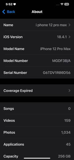 i phone 12 pro max NON pta not jv 256 water pack phone 85 btre hetlh