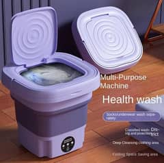 Portable mini washing machine foldable 30-watt cleaning solution.