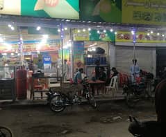 Shop For Sale With Attached Bath Corner Double Shutter 200 Feet Main Road Facing Extra Land Ideal Location