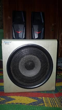 pasaris woofer sound system bluetooth