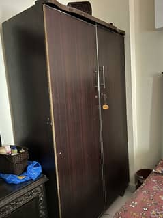 Wood wardrobe