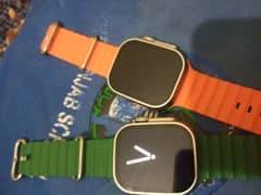2 smart watches   1 : CX8 ultra plus.   2 : W8 ultra plus