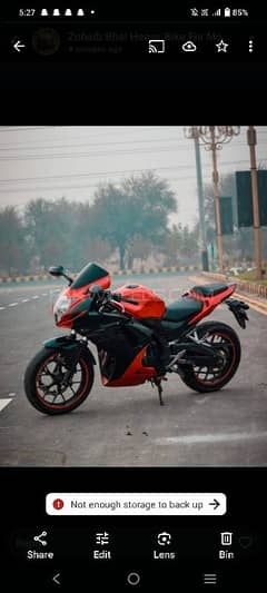 Honda CB 400 with Gxr 600 fearing