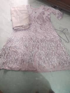 long frock with dupata
