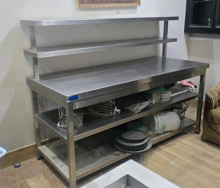 SS Make table and Breading Table. only 3 months used. 0