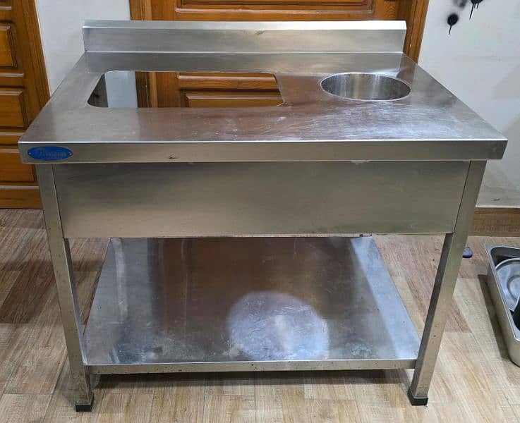SS Make table and Breading Table. only 3 months used. 1