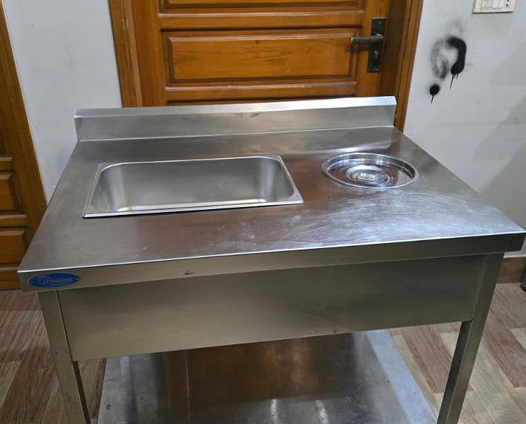 SS Make table and Breading Table. only 3 months used. 2