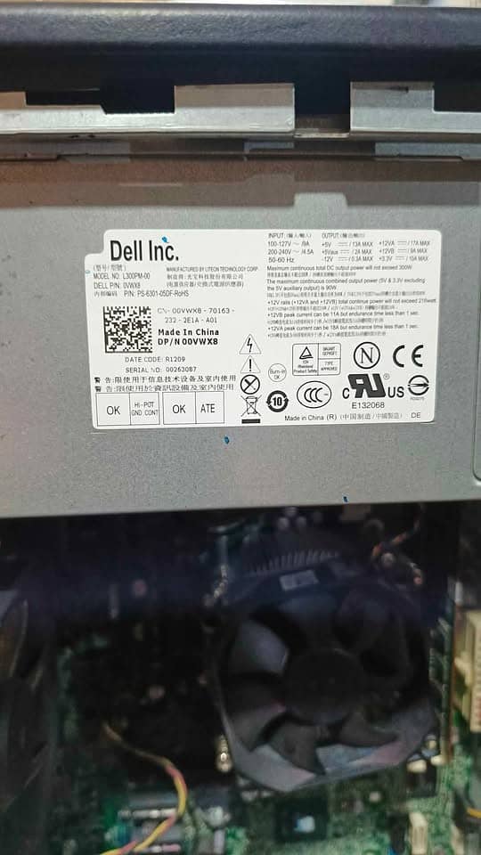 Dell vestro i5 2nd 4gb ram no hdd 300 watt psu tower case 3