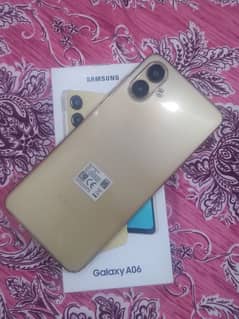 SAMSUNG A06 Mobile new Mobile 4/64 Gb just Box open one year warranty.