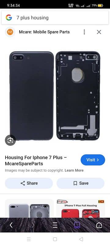 Housing Iphone 7Plus Original 10