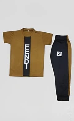 Boy's Micro Plain Shirt & Trouser Set