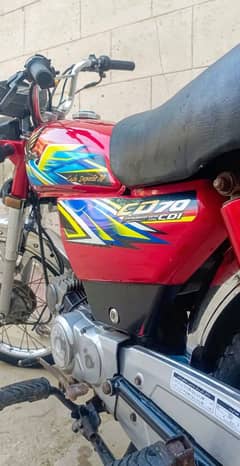 Honda CD 70cc Model 21 All documents complete Karachi Number For Sele