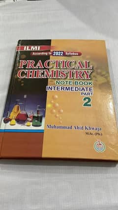 1st 2nd year chemistry practical Notebook