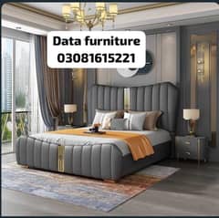 double bed, king size bed, side tables, home furniture, room furnitur