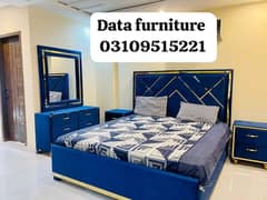 double bed, king size bed, side tables, home furniture, room furnitur