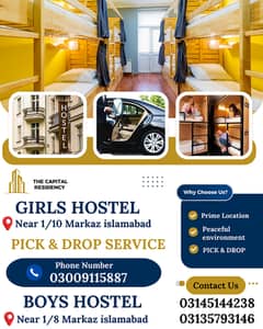 Pick and drop, Girls hostel, Service, available Driver