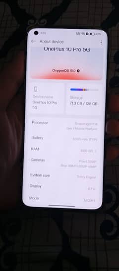 OnePlus 10 Pro 8/128 Non Pta (only phone)