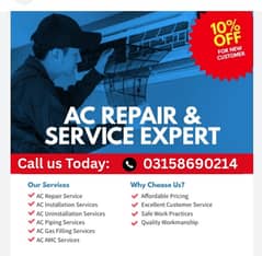 Ac Repairing /Ac Installing /Repair Fridge/Repair Dispenser/Water Coll