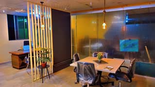 Furnished Office for Rent in Johar Town for (Call center + Software house + Marketing Office & Other Setup as You Want)
