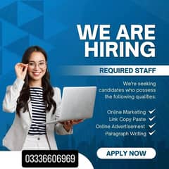online jobs/full time/part time/simple typing jobs for boys and girls