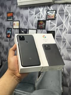 Google Pixel 4a5g 8gb 128gb complete box 10/10