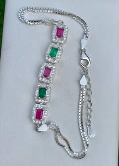 Emerald Ruby Bracelet