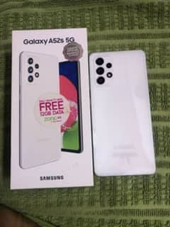 Glaxy A52-S 5G With Box Officially PTA 10.9. 5