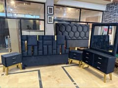 Double bed, King size bed, Dressing table,Bed set,Wooden bed,Furnitur