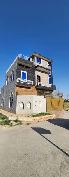 Corner Brand new house for sale In new city phase 2 Block I wah Cantt