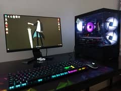 Gaming pc full setup