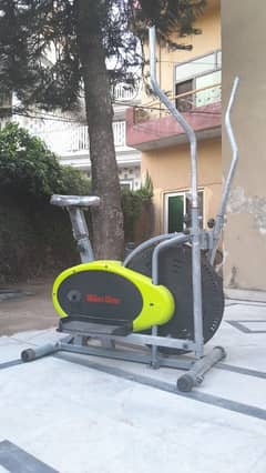 Elliptical cycle exercise machine treadmill runner gym air bike