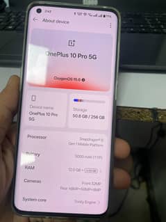 One Plus 10 Pro 12/256 Official PTA Approved ,80k, with Box, charger