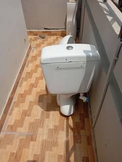 Toilet and basin set