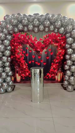Baloon decor, flower decor, birthday Party, DJ Sound System, Meshari