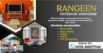Paint work | Polish | Deco | Look | CEILING | Rock wall