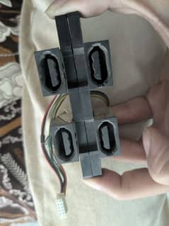 Original Xbox 4-Port AV Connector Block with Wiring Harness