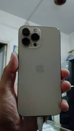 13promax 256gb 10/10 condition 100 battery health jv golden colour