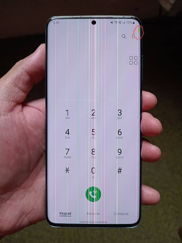 Samsung Galaxy S20 Plus Panel Without Frame Only Lines Minor Dot 2