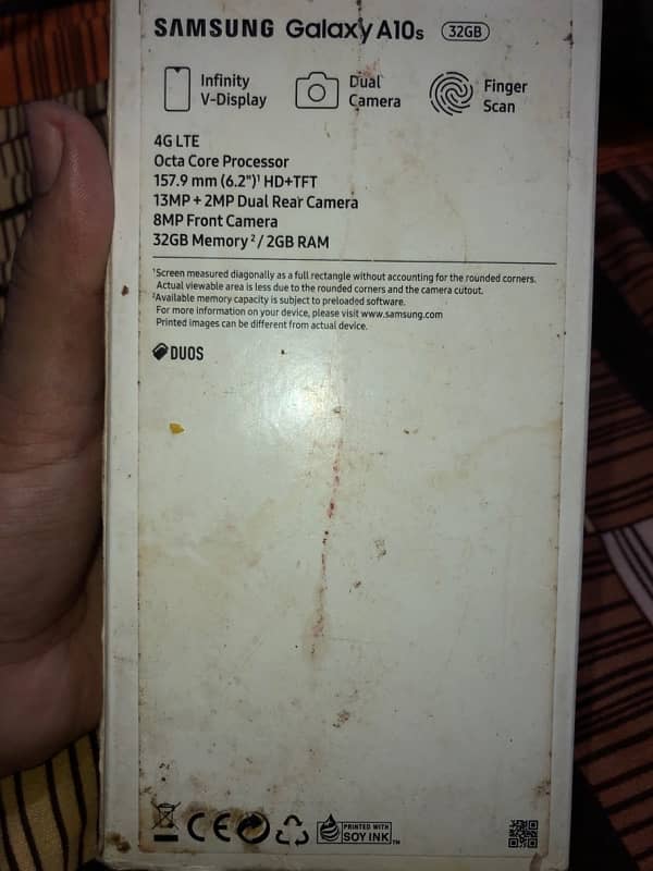 Samsung A10s Memory chip fault 10