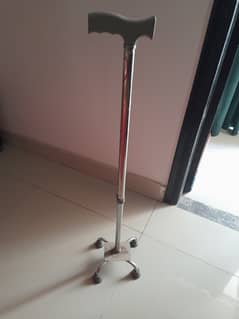 Adjustable quadrupled stick